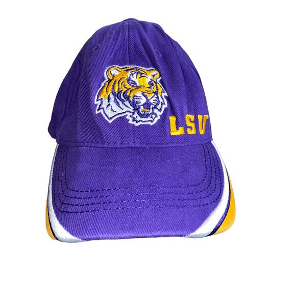 LSU Tigers NCAA Adjustable Dad Cap Light Academia Gorp Adjustable Strap Purple - Picture 1 of 8